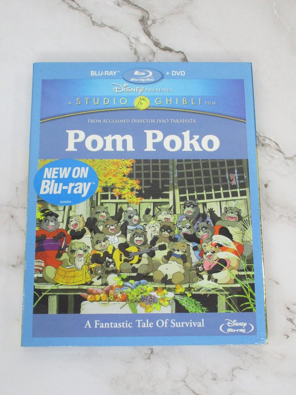 Pom Poko (Blu-Ray DVD Combo 2015) Anime Movie Disney Studio Ghibli